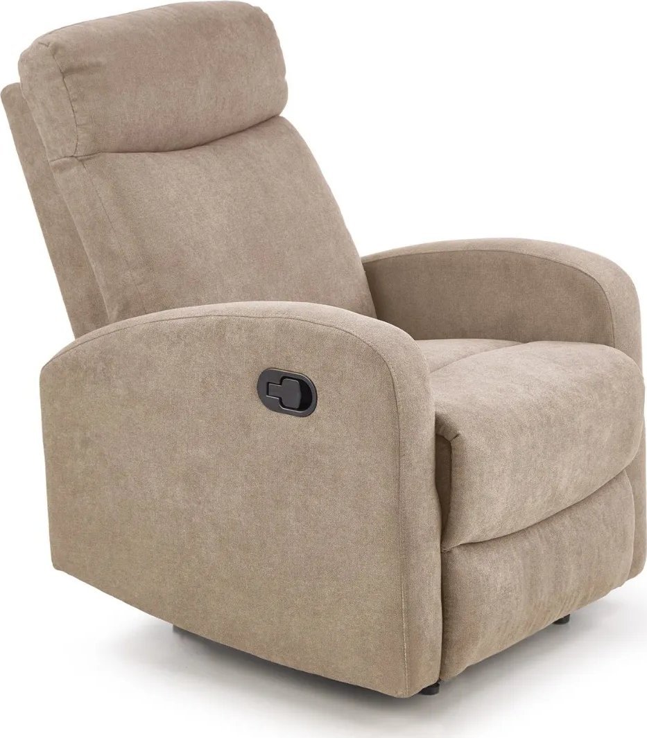 Fotel rozkładany OSLO 1S beżowy HALMAR