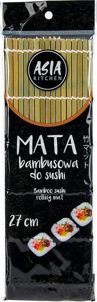 Asia Kitchen Mata bambusowa do sushi, gruba 27 x 27 cm - Asia Kitchen