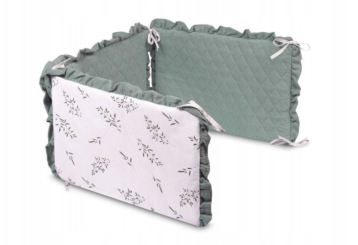 OCHRANIACZ DO ŁÓŻECZKA MUŚLIN GAŁĄZKA ZIELONY