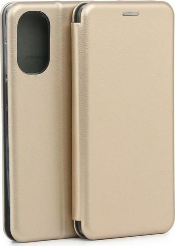 Beline Beline Etui Book Magnetic Moto G52 złoty /gold