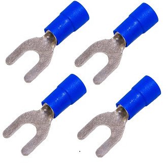 Końcówka widełki izolowana KNE 2,5mm M5 4szt ERKO