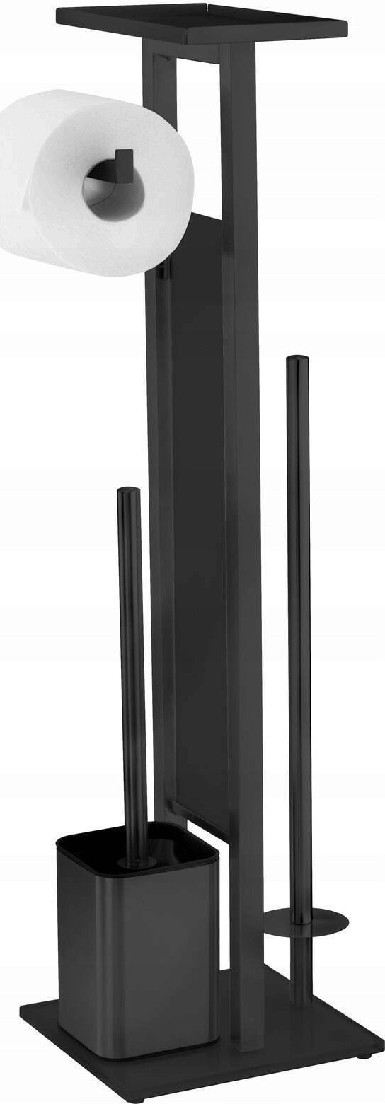 Wenko Stojak na szczotkę WC i papier z półeczką 4w1 DEBAR