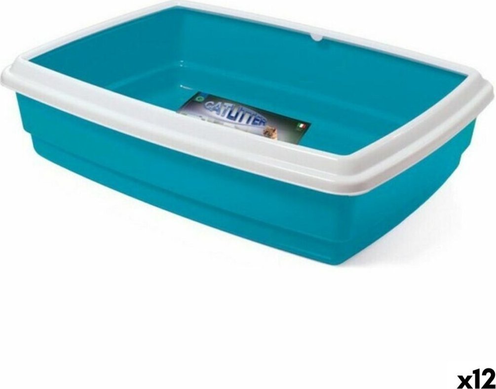 GEORPLAST Kuweta dla Kotów Georplast GP10552 Plastikowy 54 x 40 x 14 cm (12 Sztuk) (54 x 40 cm)