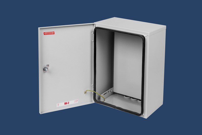 Karwasz Rozdzielnica n/t IP54 z płytą szara RH-2