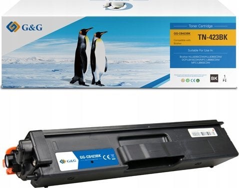 Toner G&G G&G kompatybilny toner z Brother TN423BK, NT-CB423BK, black, 6500s
