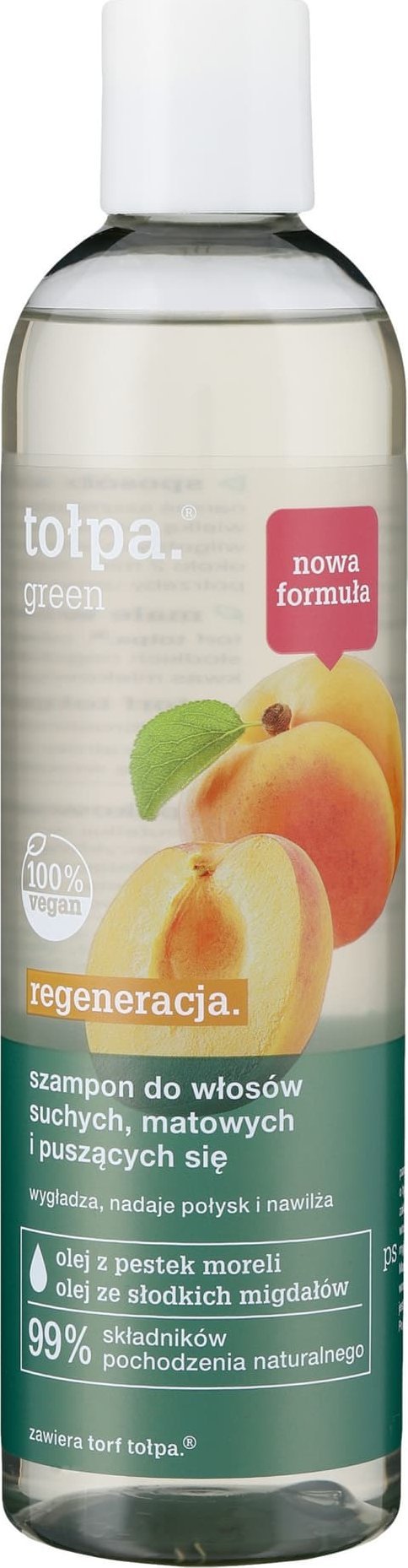 Tołpa TOŁPA Green Regeneracja Szampon do włosów suchych, matowych i puszących się 300 ml