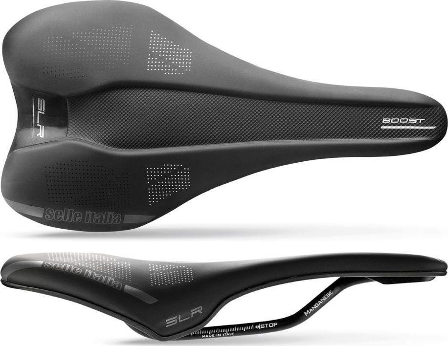 Selle Italia Siodło SELLE ITALIA SLR BOOST TM L (id match - L1) manganese tube 7, duro-tek, soft touch, czarne (NEW)