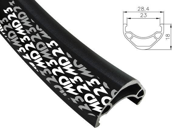 Alexrims Obręcz mtb ALEXRIMS MD23 29"x36otw. Tubeless Ready H.tarczowy kapslowana czarna (NEW)