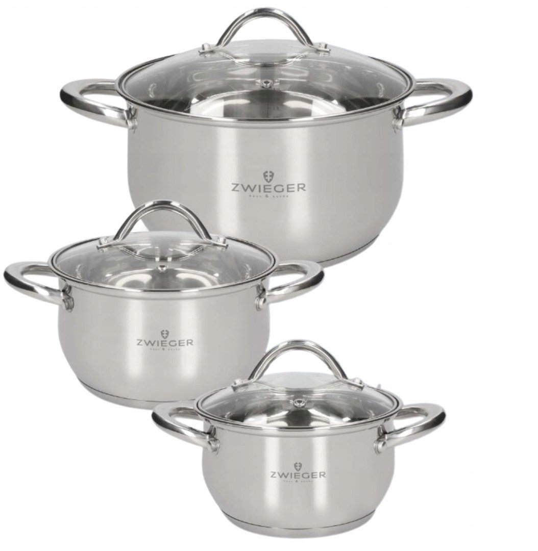 ZWIEGER VIRTU Zestaw garnków 6 el.