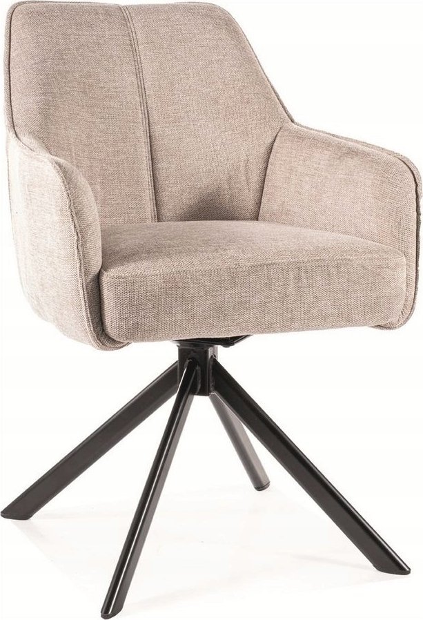 Signal Krzesło obrotowe do salonu NOTTI Brego jasno beżowe Signal