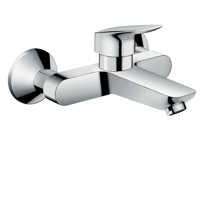 Bateria umywalkowa Hansgrohe Logis ścienna chrom (71225000)
