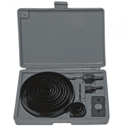 Dedra Zestaw otwornic puszkowych do drewna 12 szt. 19-127 mm (0793)