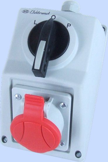 Elektromet Zestaw instalacyjny z rozłącznikiem L-O-P 1x16A 5P 400V (971609)