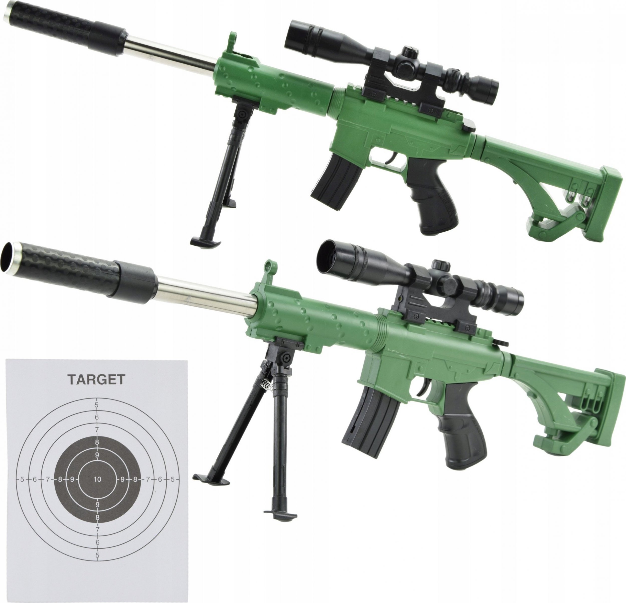 Skleplolki KARABIN NA KULKI REPLIKA 6mm LUNETA LASER PISTOLET