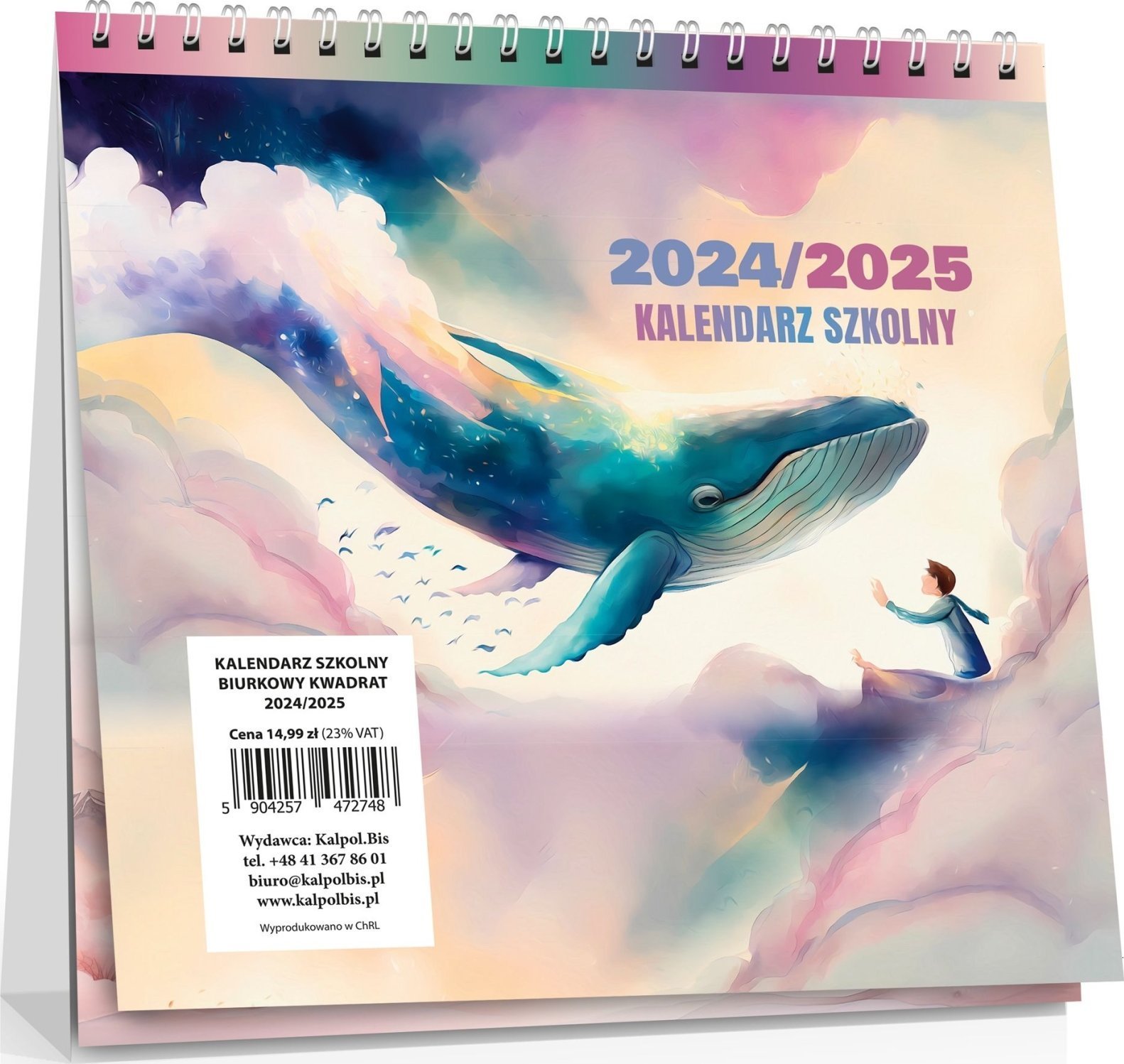 Harrows Kalendarz 2024-2025 szkolny Kwadrat