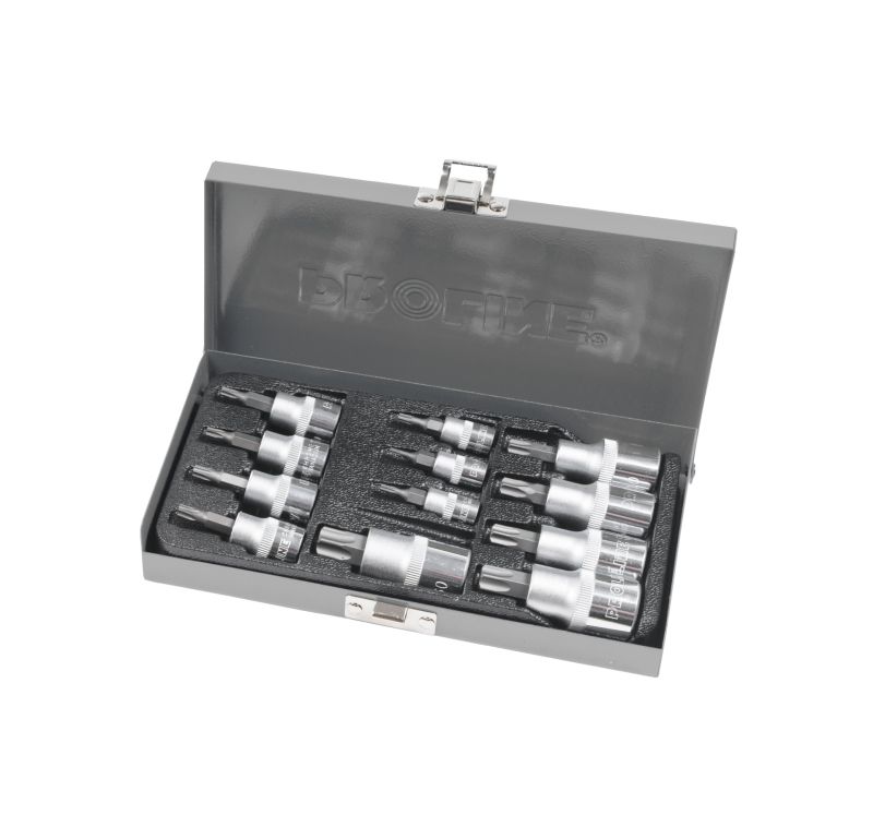 Pro-Line Zestaw nasadek trzpieniowych Torx 1/4" 3/8" 1/2" T8-T60 12szt. (18712)