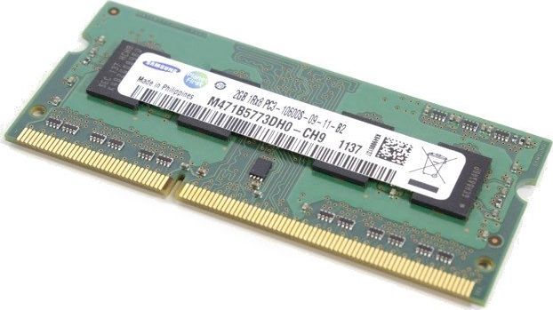 Samsung Poleasingowa Pamięć RAM SAMSUNG 2GB DDR3 1333MHz PC3-10600S SODIMM Laptop