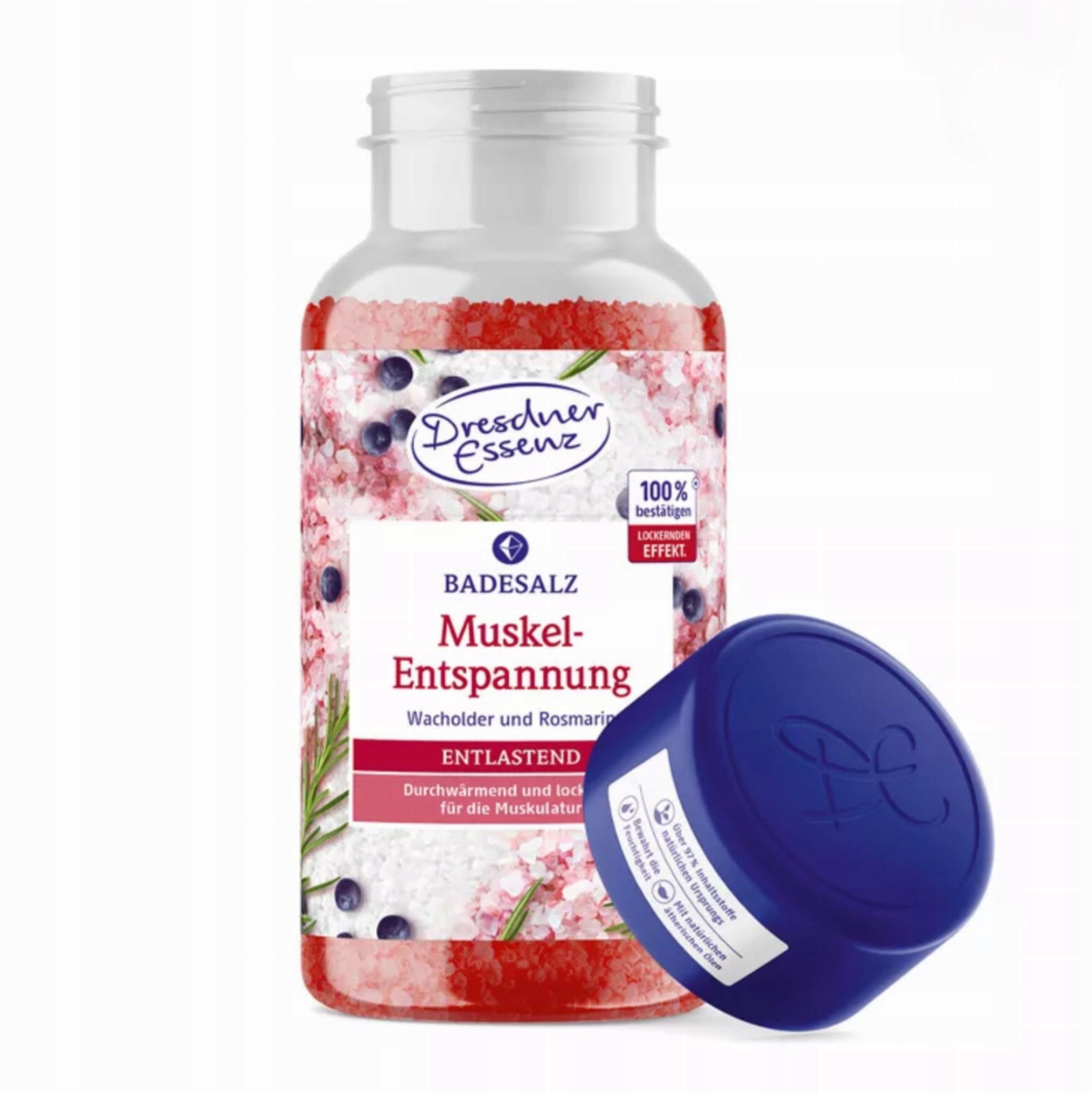 DRESDNER Essenz Sól do kąpieli ROZLUŻNIAJĄCA MIĘSNIE 600g 16 14 24 896 relaks dla mięśni 600 one size
