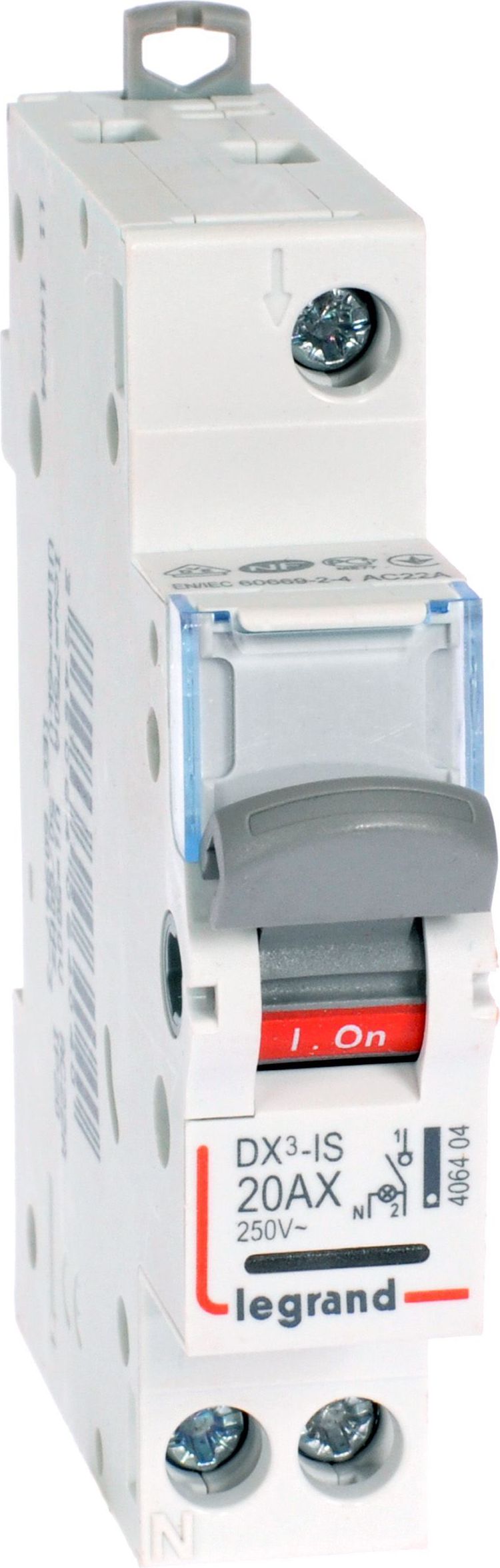 Legrand Rozłącznik modułowy 20A 1P FR301 (406404)