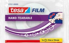 Taśma biurowa tesafilm 25mx19mm urywalna ręcznie TESA