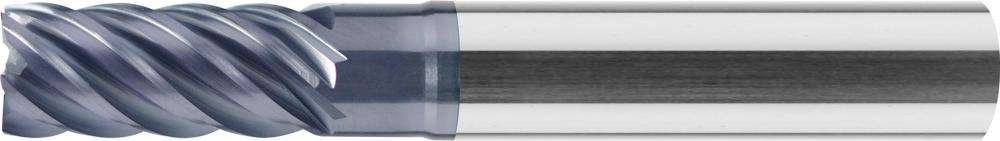 Frez wieloostrzowy, pełnowęglikowy 6,0mm DIN6527L 6-ostrzowy TiAlNtyp N FORMAT