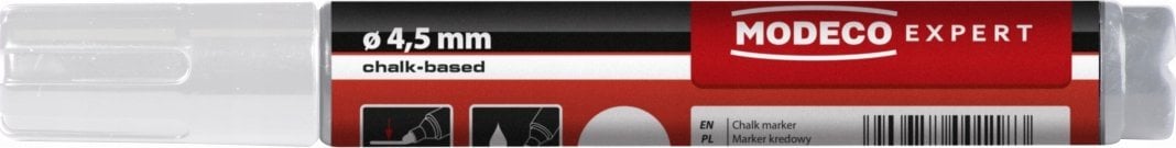 EXPERT MARKER KREDOWY BIAŁY; KOŃCÓWKA GR. 4,5 MM; 5 ML [EXPERT] - 1sz