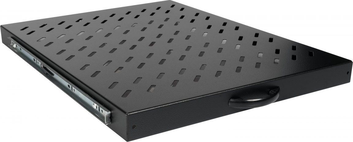 Equip Equip Fachboden variabel 19" für Serverschränke, 1U 80cm sw