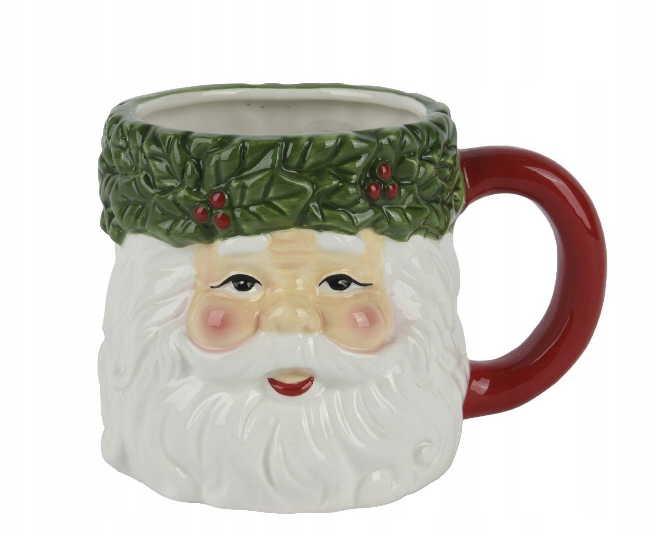 Kubek z dolomitu świąteczny Święty Mikołaj 350ml 1szt