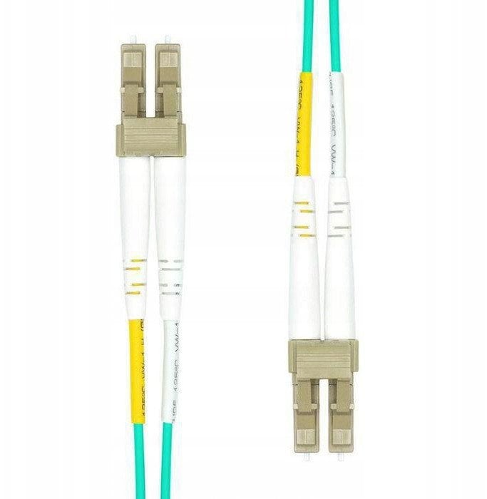 FO Cable 50/125�. OM3. LC/LC-PC. Aqua. 0.5m
