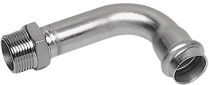 NiroSan-Press Łuk 90° PxGZ 18x1/2złączki