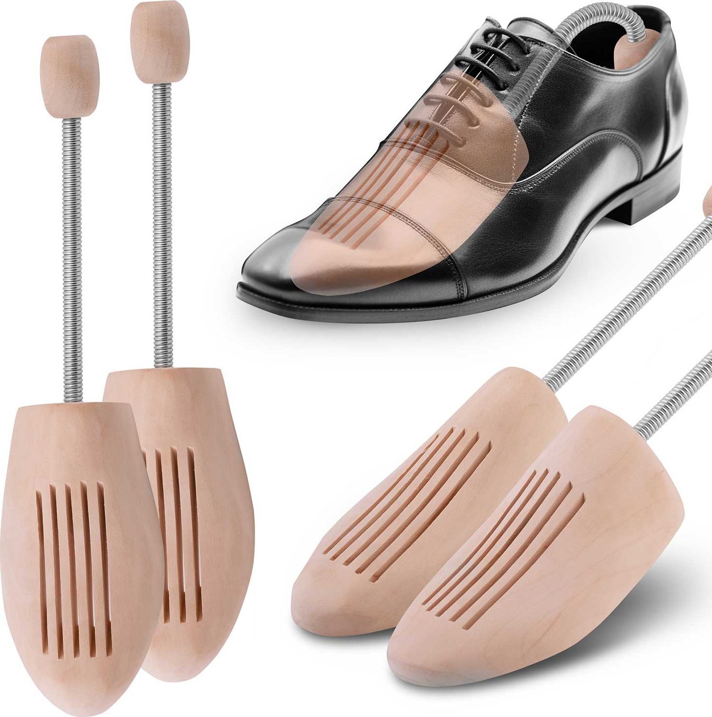 Massido Prawidła rozciągające sprężynowe do butów, 42/43 - 2 szt Massido