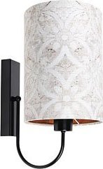 Kinkiet Lumes Nowoczesny kinkiet tuba z tkaniny - S366-Alkatra