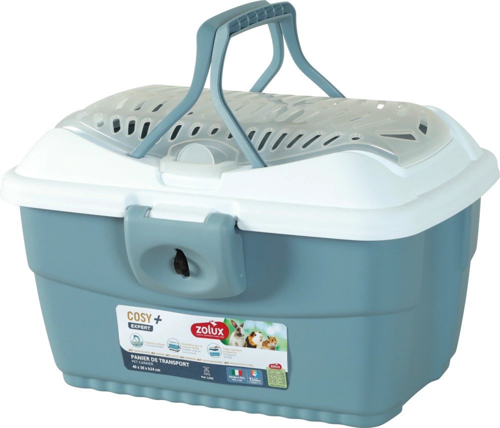 ZOLUX Transporter dla gryzoni kol. niebiesko-biały