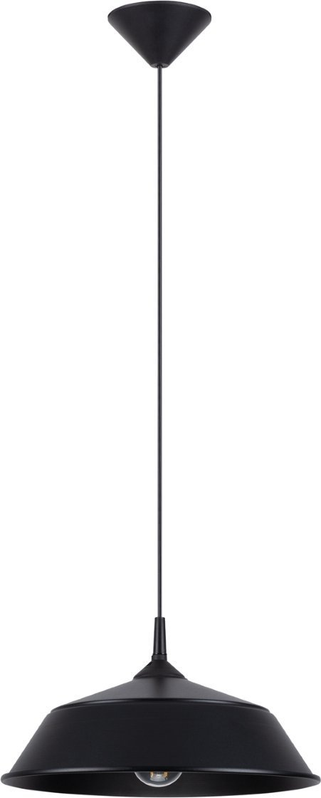 Lampa wisząca Sollux Lighting SOLLUX Lampa wisząca FRIKA czarna 1 x E27 SL.1328