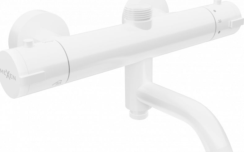 Bateria wannowa Mexen Kai ścienne biały