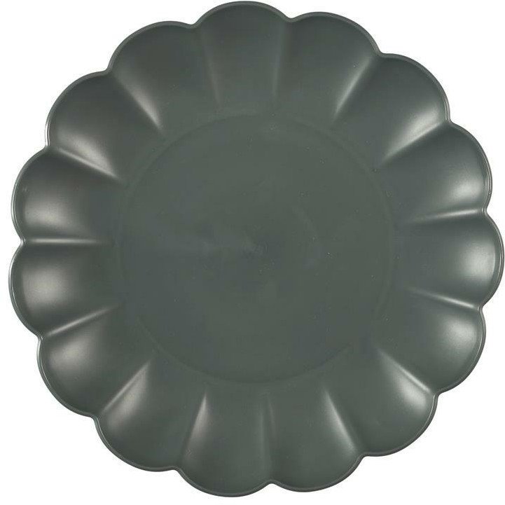 INTESI TALERZ DESEROWY IRIS 20,5CM SZARY CIEMNY