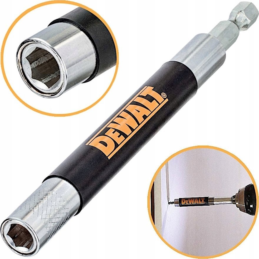 Dewalt UCHWYT MAG. Z PROWADNICĄ WKRĘTÓW ŚR. 12mm /120mm