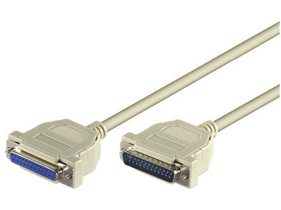 MicroConnect DB-25 - DB-25, 3m, Beżowy (MODGR3)