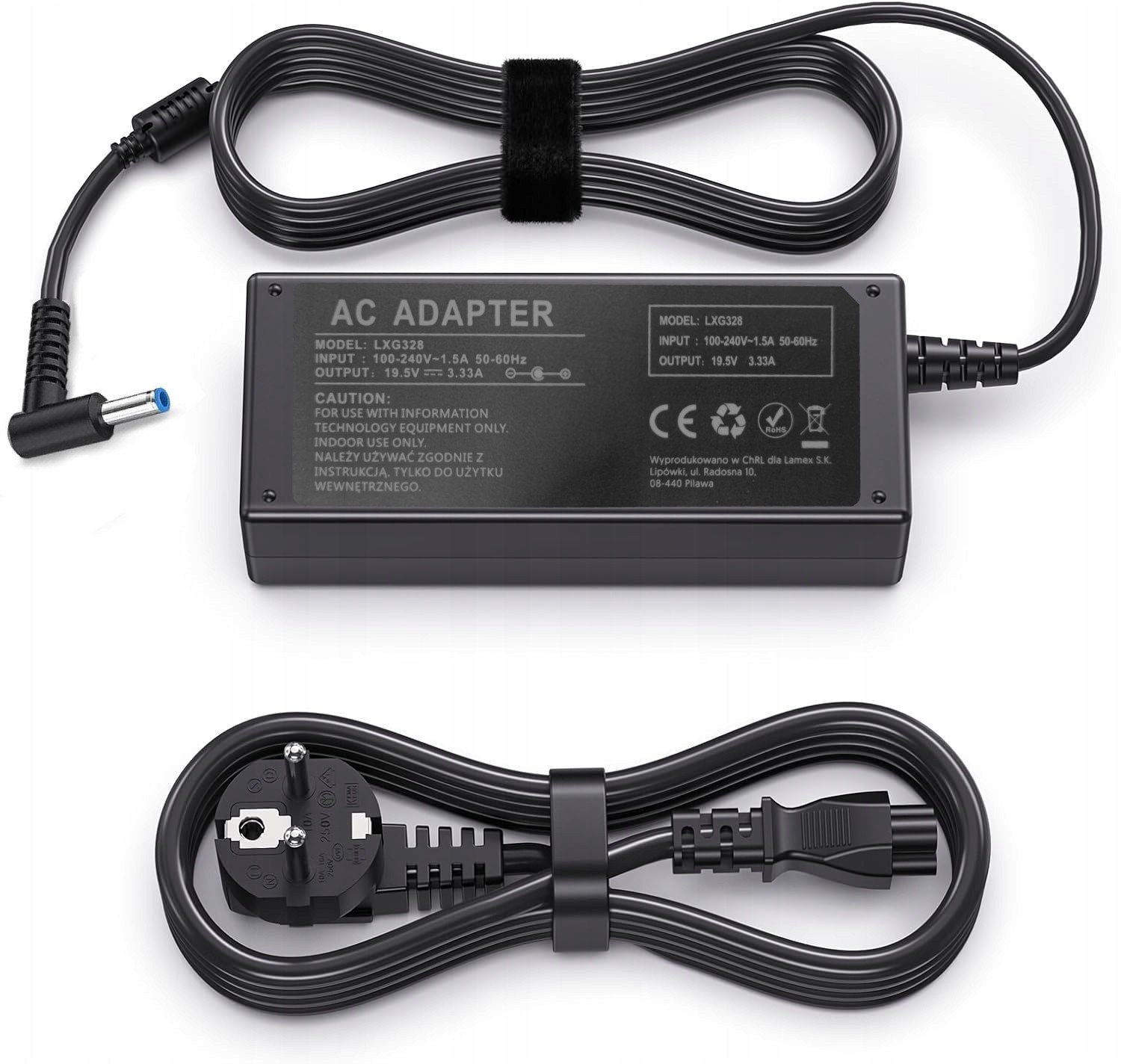 Zasilacz do laptopa HP 65W 19,5V 3,33A 4,5x3,0mm