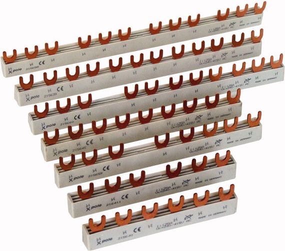 Eaton Szyna łączeniowa 3P 63A 10mm2 widełkowa 5 mod. EVG-3PHAS/N/5MODUL/LS (215659)