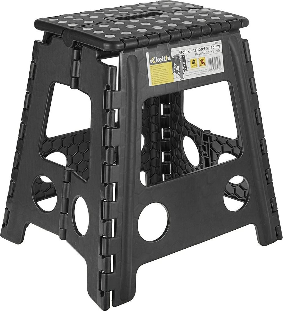 Geko STOŁEK-TABORET SKŁADANY ANTYPOŚLIZGOWY 150kg