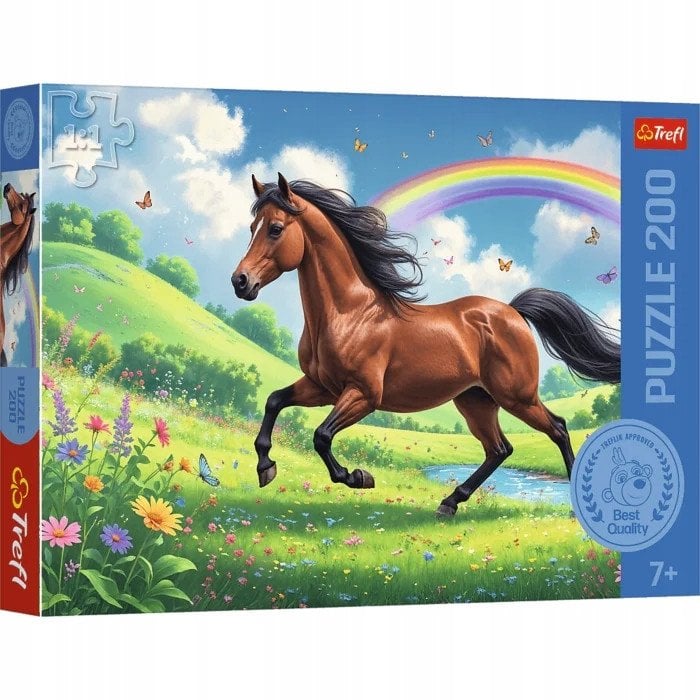 PUZZLE 200 Dostojny koń / Rodzina Treflików 13355