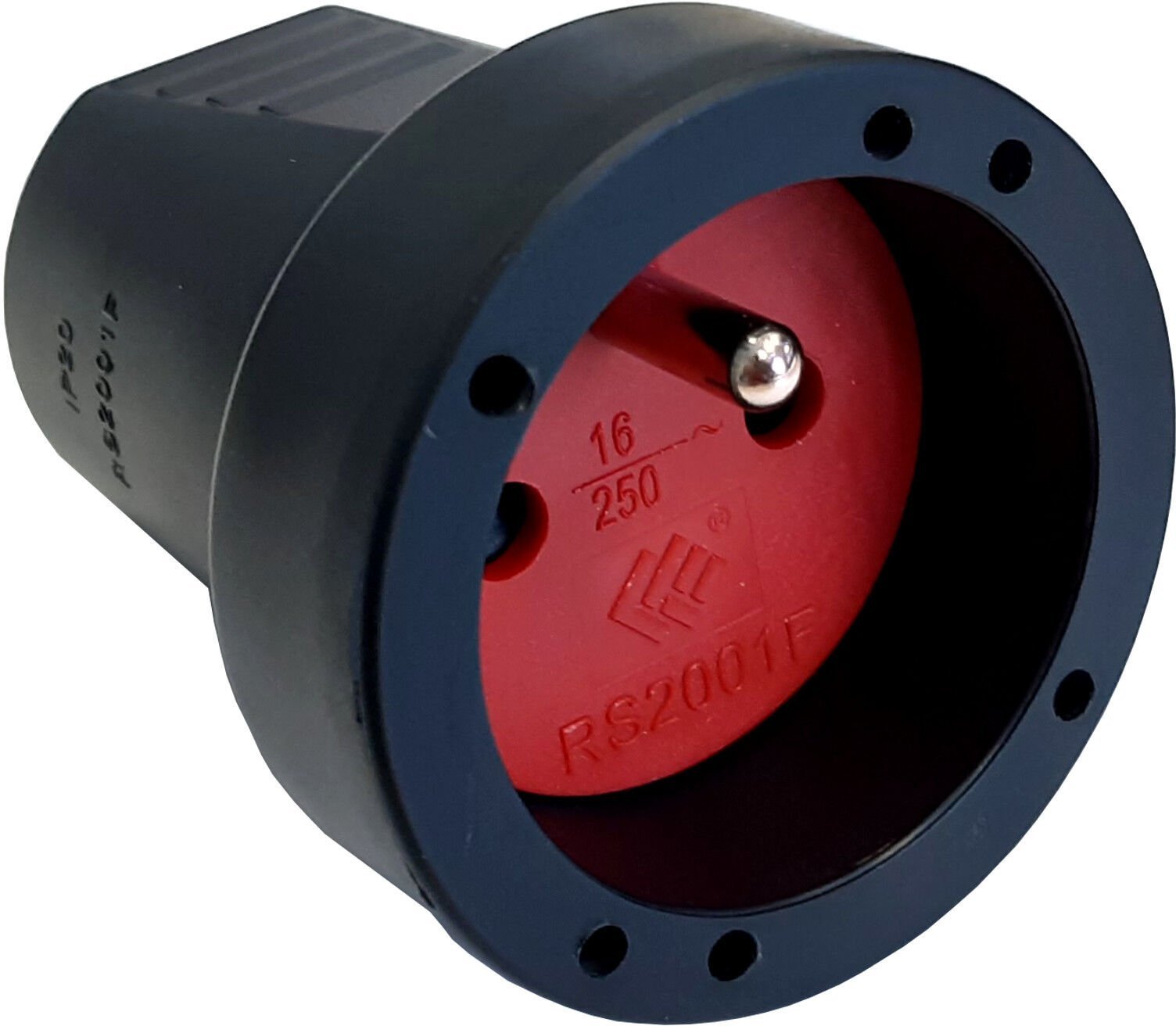 Gniazdo przenośne PCV IP20 250V~ 16 A czarne 12136