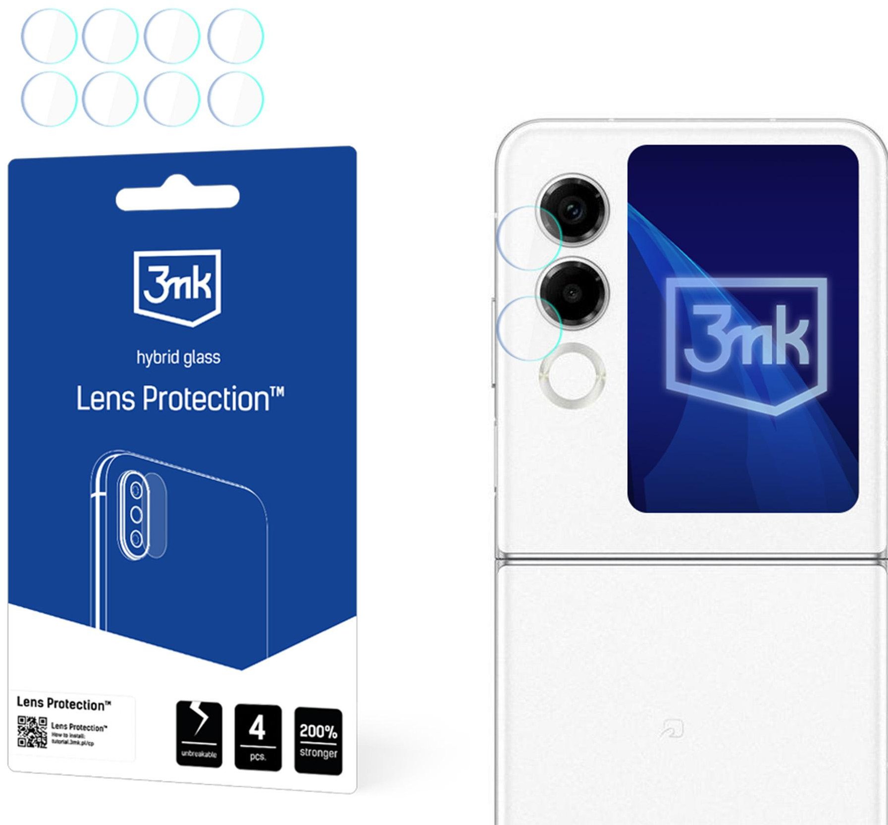 NUBIA FLIP 2 (FRONT) - 3MK LENS PROTECTION