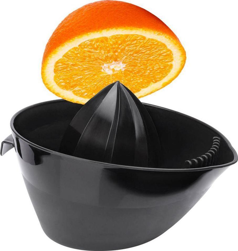 Vilde Wyciskacz do dużych cytrusów z uchwytem ręczna wyciskarka do soku grejpfruta pomarańczy duży czarny