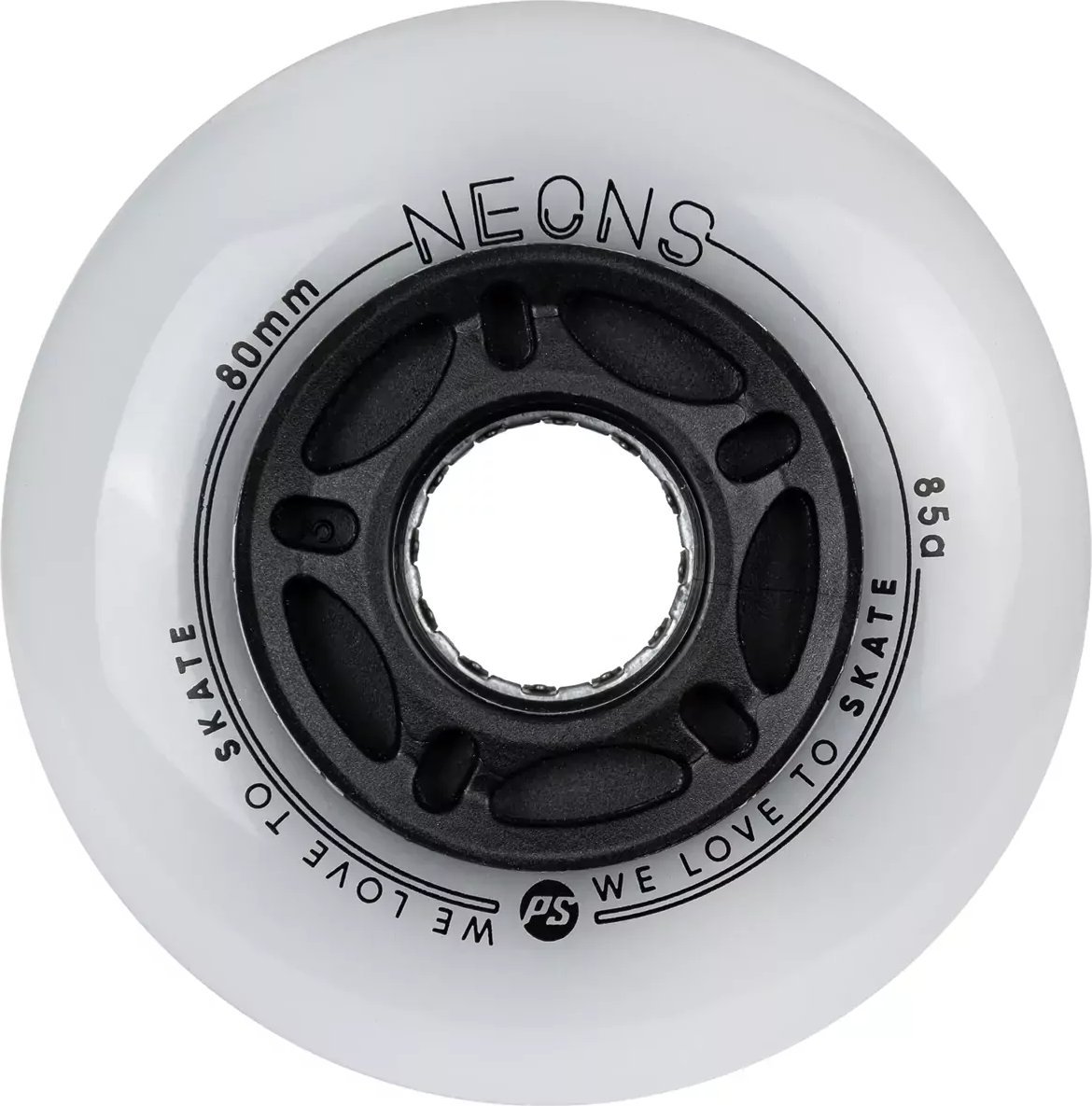 Powerslide Zestaw 4 kółka świecące LED Powerslide Neons 80/85A Green