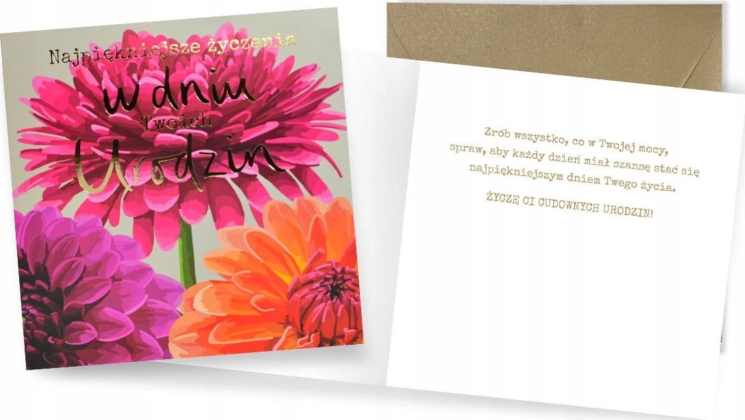 KUKARTKA KARNET QRP KW URODZINY