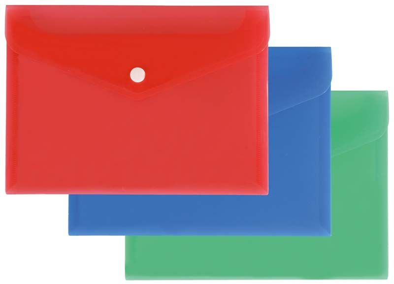 Biurfol Teczka kopertowa A5, czerwona satyna (TKS-02-11)