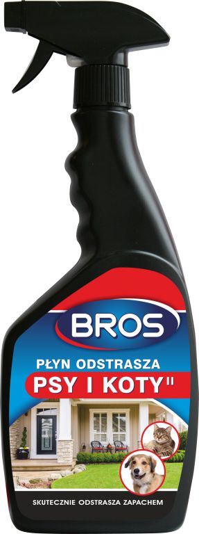 Bros Płyn odstrasza psy i koty 500ml