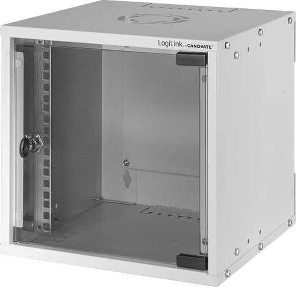 LogiLink Logilink Wandgehäuse 10 Zoll, 6 HE, montiert, grau
